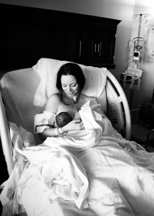 Mum Emma and baby Harvey