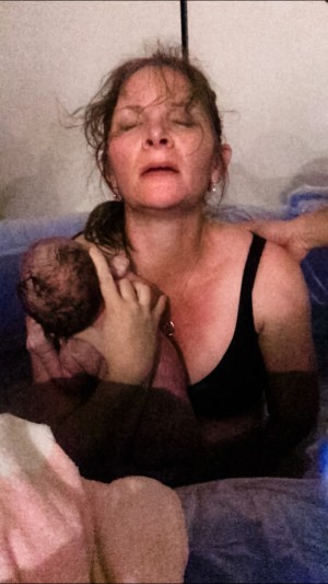 Mum Rebecca and baby Esther